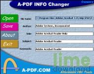 A-PDF INFO Changer