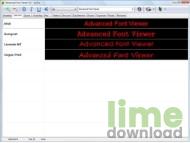 Advanced Font Viewer