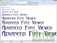 Advanced Font Viewer