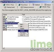 Startup Control Panel