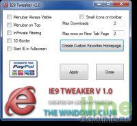 IE9 Tweaker