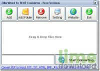 Zilla Word To Text Converter
