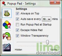 Popup Pad