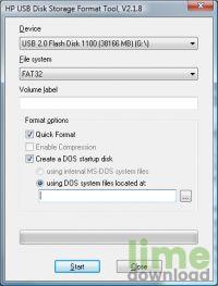 HP USB Disk Storage Format Tool