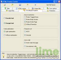 HTML Protect Center