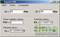 Výpočet PSV