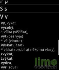 Vyjmenovaná slova zdarma Android software