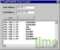 pcANYWHERE Hosts Scanner