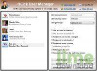 Quick user manager