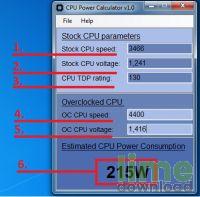 CPU Power Calculator