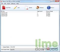 Weeny Free PDF to HTML Converter