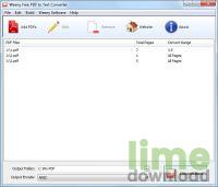 Weeny Free PDF to Text Converter