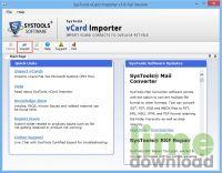 SysTools vCard Importer