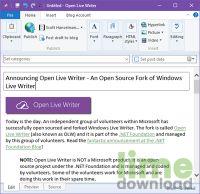 Open Live Writer