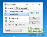 Vypnutí PC