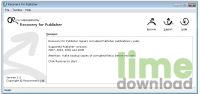 Recovery for Publisher