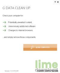 G DATA Clean up