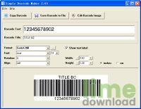Simple Barcode Maker