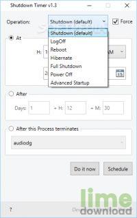 SK Shutdown Timer