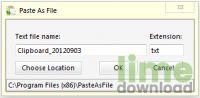 Paste As File