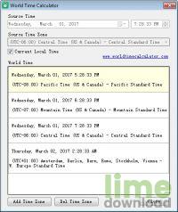 World Time Calculator