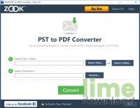 ZOOK PST to PDF Converter