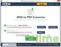 ZOOK MSG to PDF Converter