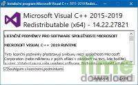 Součásti Visual C++ pro Visual Studio 2015, 2017, 2019