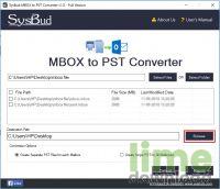 SysBud MBOX to PST Converter