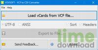 VCF to CSV Converter