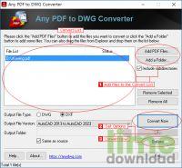 Any PDF to DWG Converter