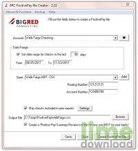 PositivePay file Creator