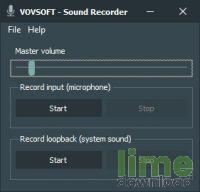 Vovsoft Sound Recorder