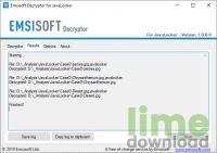 Emsisoft Decryptor for JavaLocker