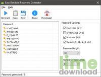 Easy Random Password Generator