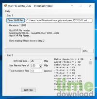 WXR File Splitter