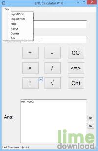 LNC calculator