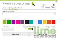 Windows Tile Color Changer