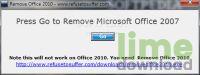 Remove Office 2007
