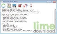 Disk Alignment Test Command Line