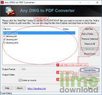 Any DWG to PDF Converter PRO