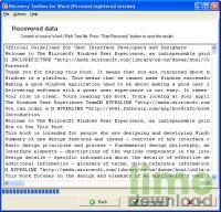Recovery Toolbox for Word