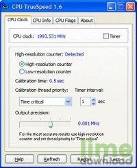CPU TrueSpeed