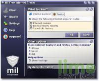 Mil Free Internet Eraser
