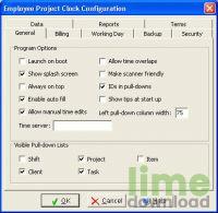 Employee Project Clock