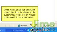 ShaPlus Bandwidth Meter
