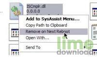 Remove on Reboot Shell Extension