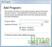 Control Running Programs
