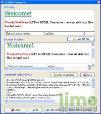 RTF to HTML Converter