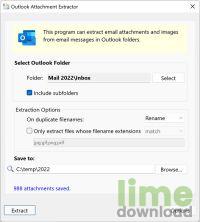 Outlook Attachment Extractor